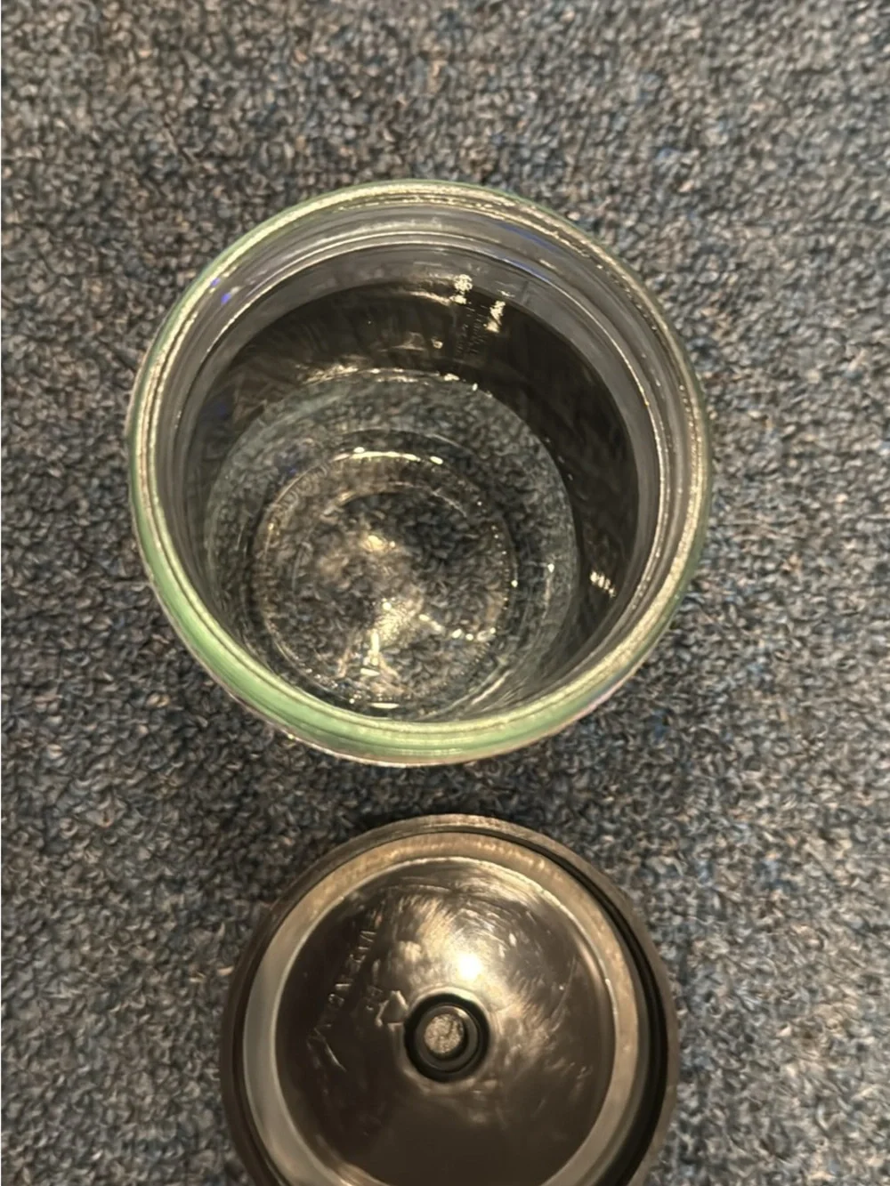 Black Silicone Grip Travel Cup with Decorative Lid Accent